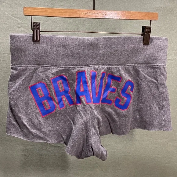 Atlanta Braves PINK Victoria's Secret Lounge PJ Shorts - Medium - Picture 4 of 7